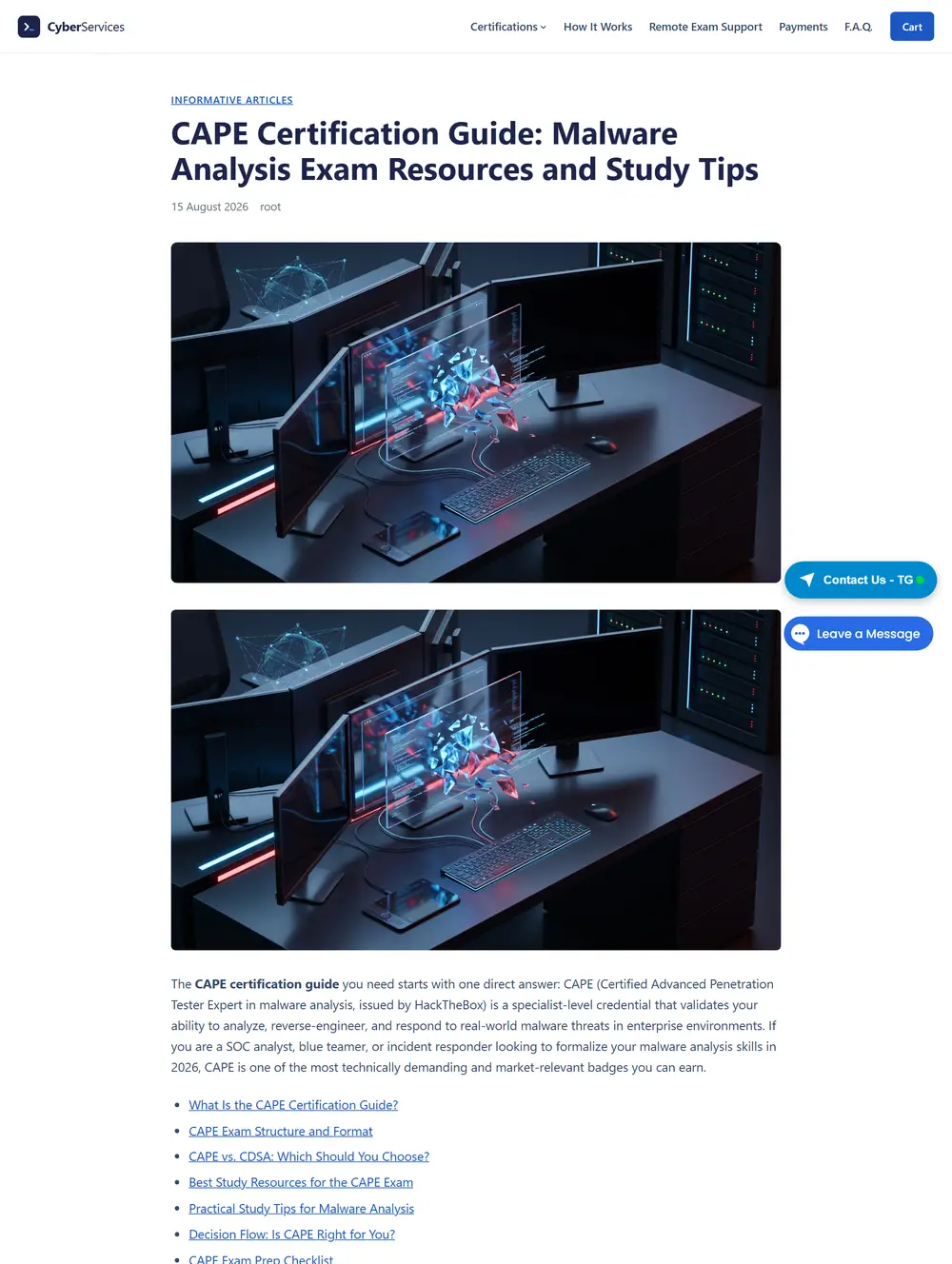 CAPE Certification Guide: Malware Analysis Exam Resources and Study Tips